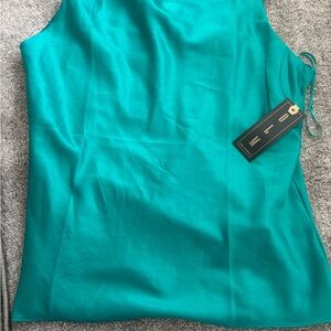 OLM Teal Satin Cami Top (NWT